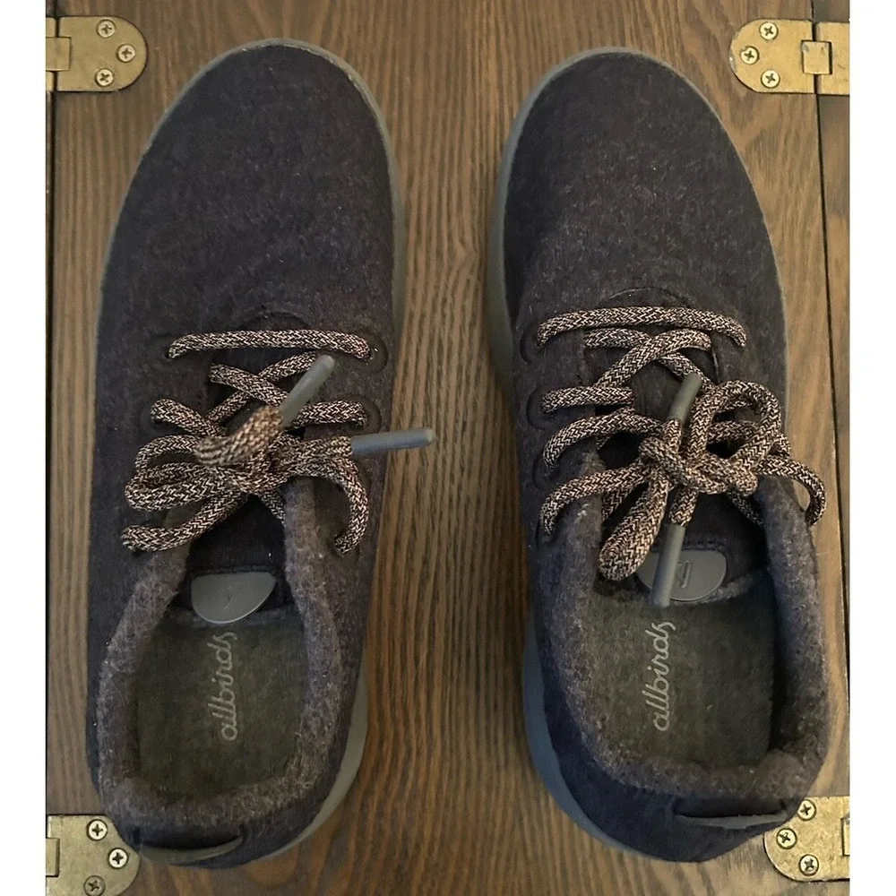 Allbirds Wool Runner Mizzles Merino Wool Lace Up Women's Size‎ 9 Gray Comfort